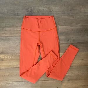 Orange Lululemon Leggings